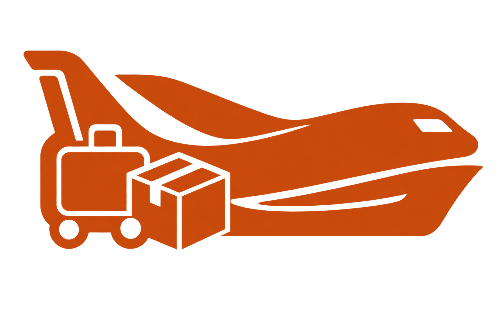 ZIPLOGG airplane, luggage and parcel symbol